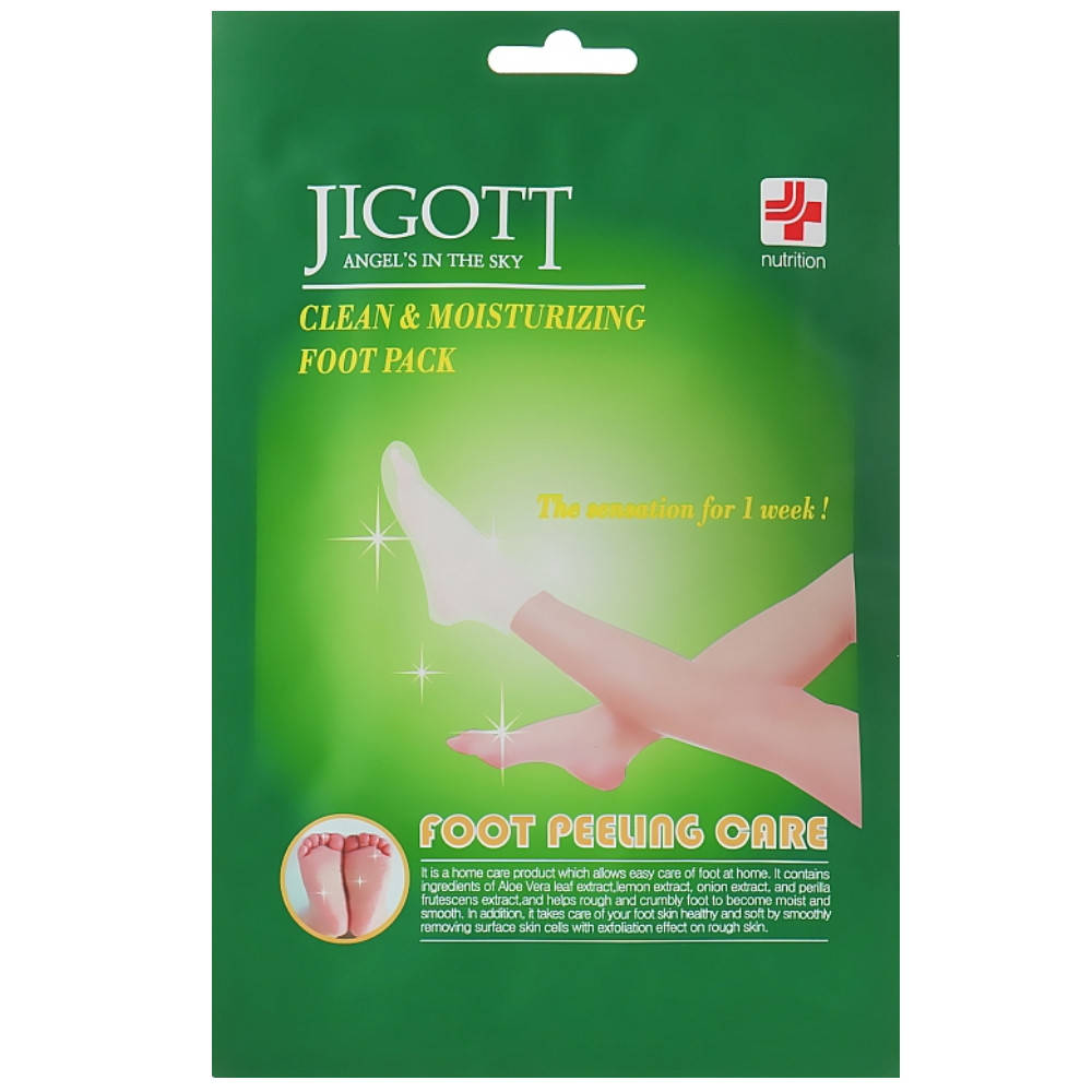 

Пилинг-носочки для ног Jigott Clean & Moisturizing Foot Pack 15г * 2 шт