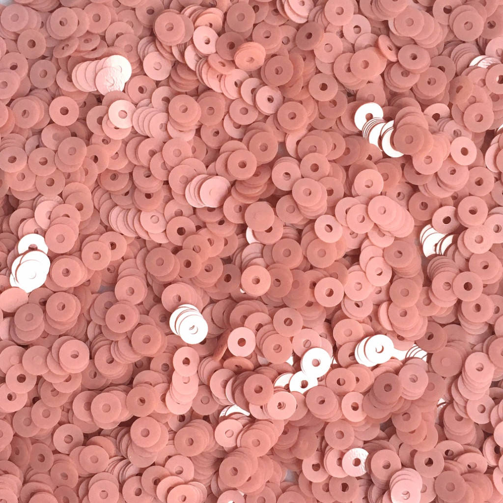 

Пайетки Турция 4 мм. Круглая плоская. Коралловая дымка (фарфор). Упаковка 5 гр.