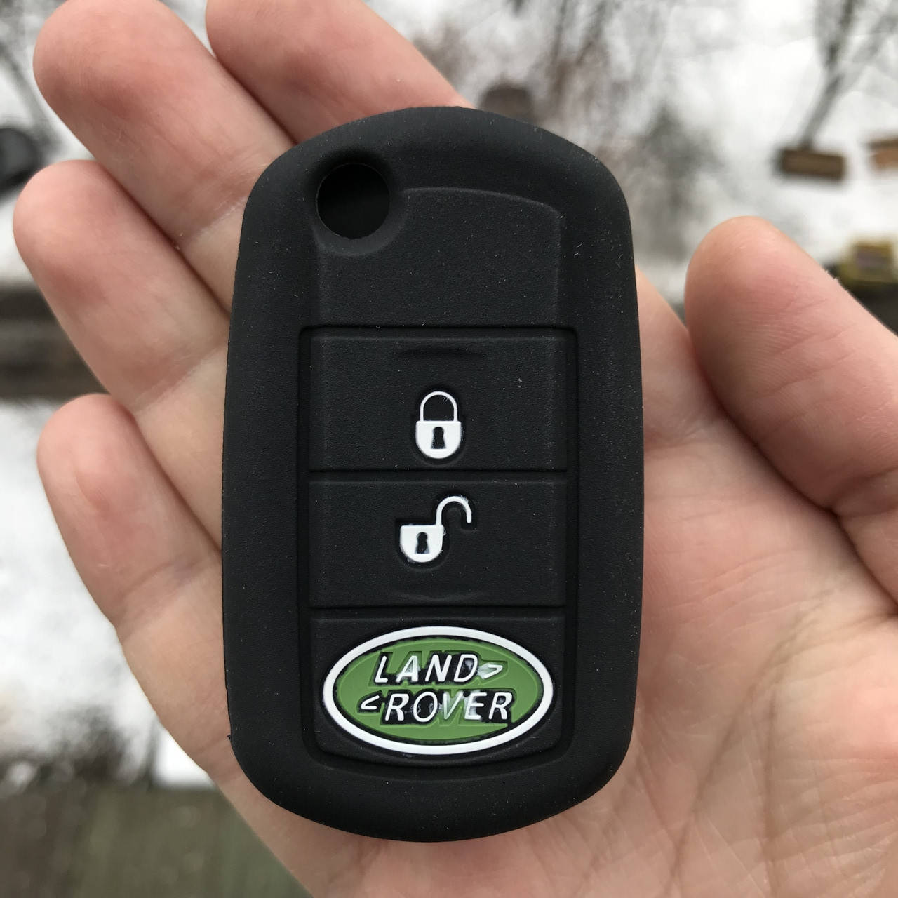 

Чехол для ключа Range Rover Discovery,Evoque,Freelander,Land,Sport, Черный