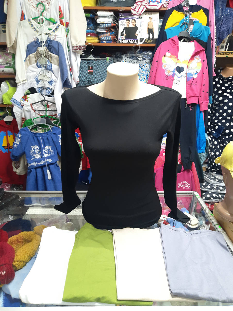 

Женский реглан однотонный гольф без горла р.42 44 46, Разные цвета