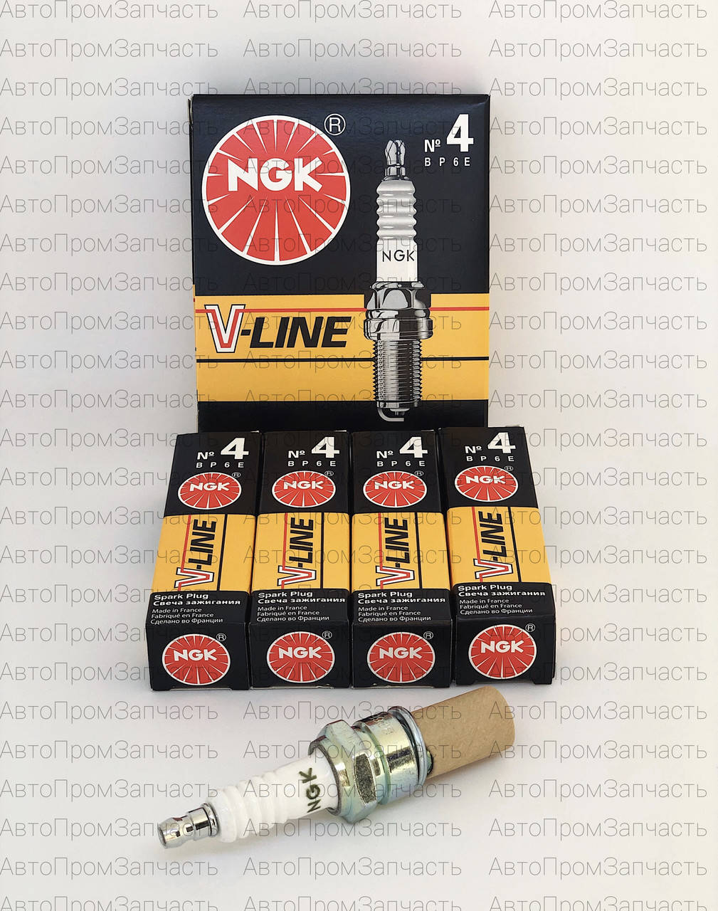 

Свечи зажигания ВАЗ 2101, 2102, 2103, 2104, 2105, 2106, 2107 NGK V-04