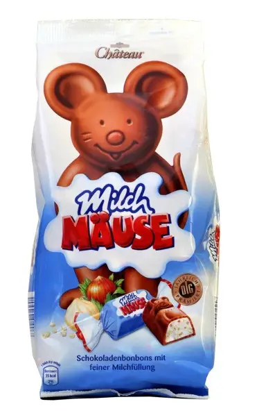

Цукерки Chateau Milk Mouse з горіхами 210 г.
