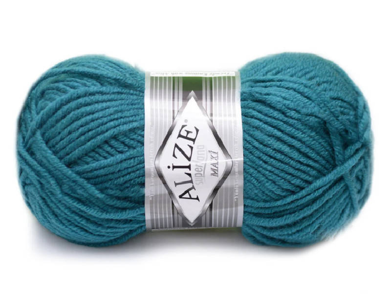

Alize Superlana maxi, №212 петроль, Бирюзовый