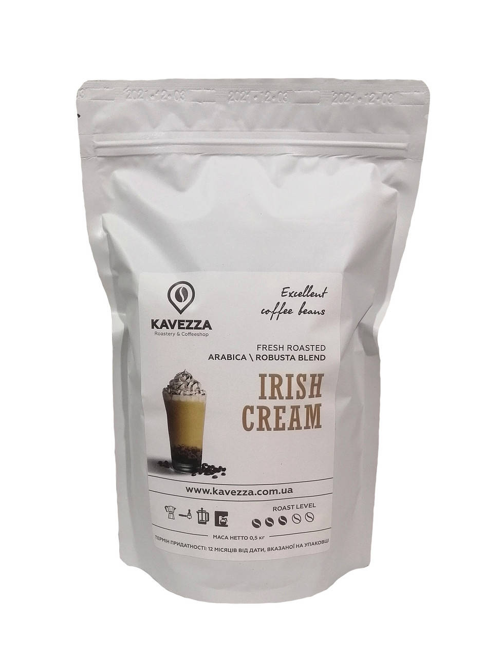 

Кава в зернах ароматизована "Ірландський крем" (Irish cream), 500 г