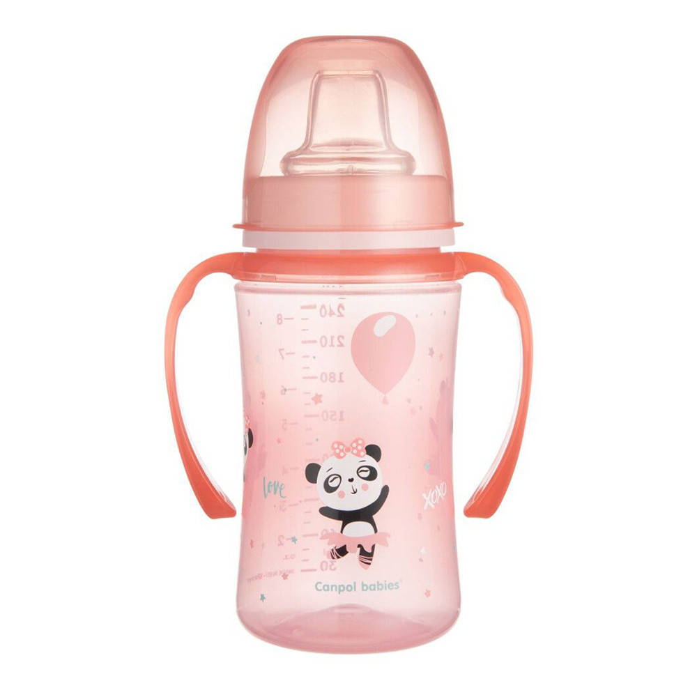 

Поильник тренировочный розовый Canpol Babies EasyStart 240 мл (5901691813397)