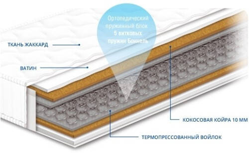 

Матрас Сонлайн Чемпион Cocos 80х190