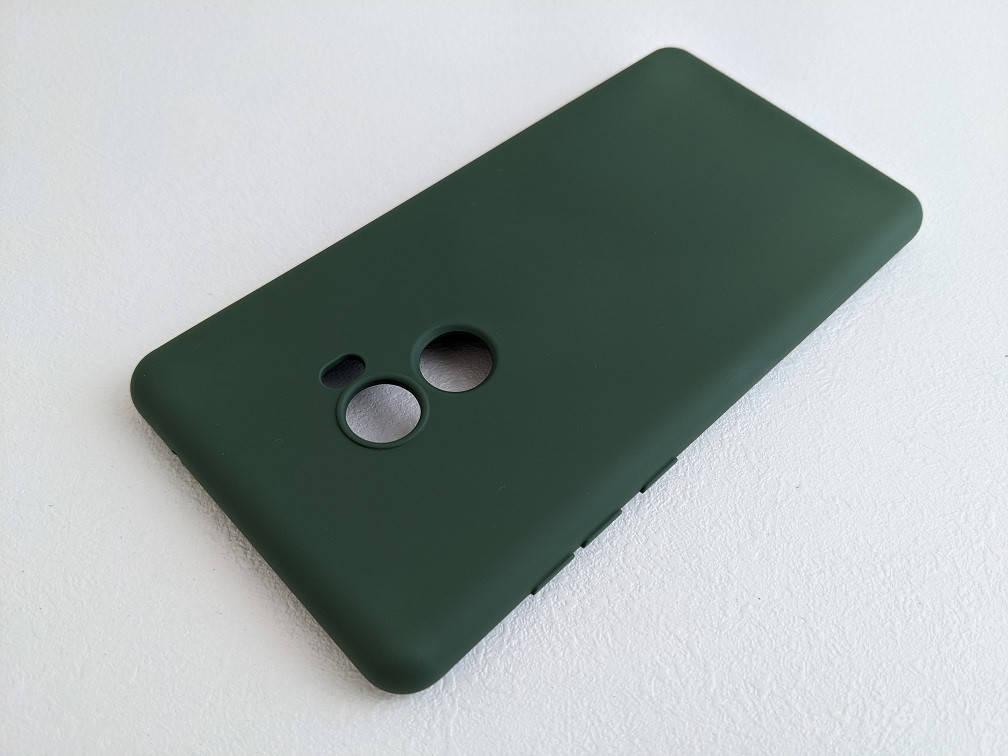 

Силиконовый чехол для Xiaomi Mi Mix 2 Хаки микрофибра soft touch