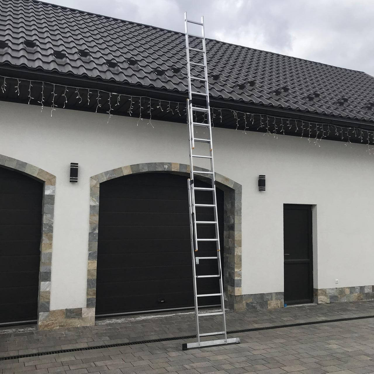 

Лестница 3-секционная универсальная Drabest PRO 3х9