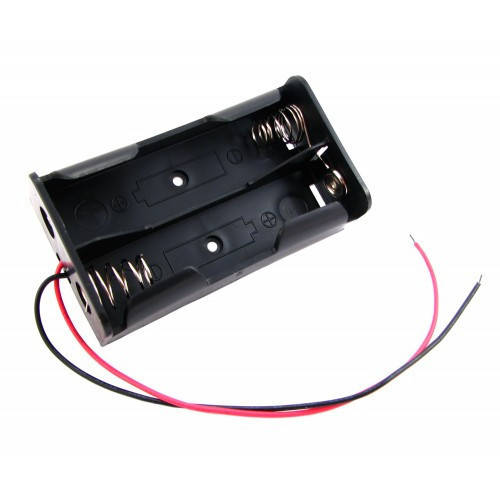 

Холдер на 2х 18650 батареи, 7.4 В, питание Arduino, батарейный отсек