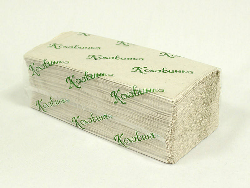 

Паперові рушники VV "Кохавинка" сірі 170 шт / 25