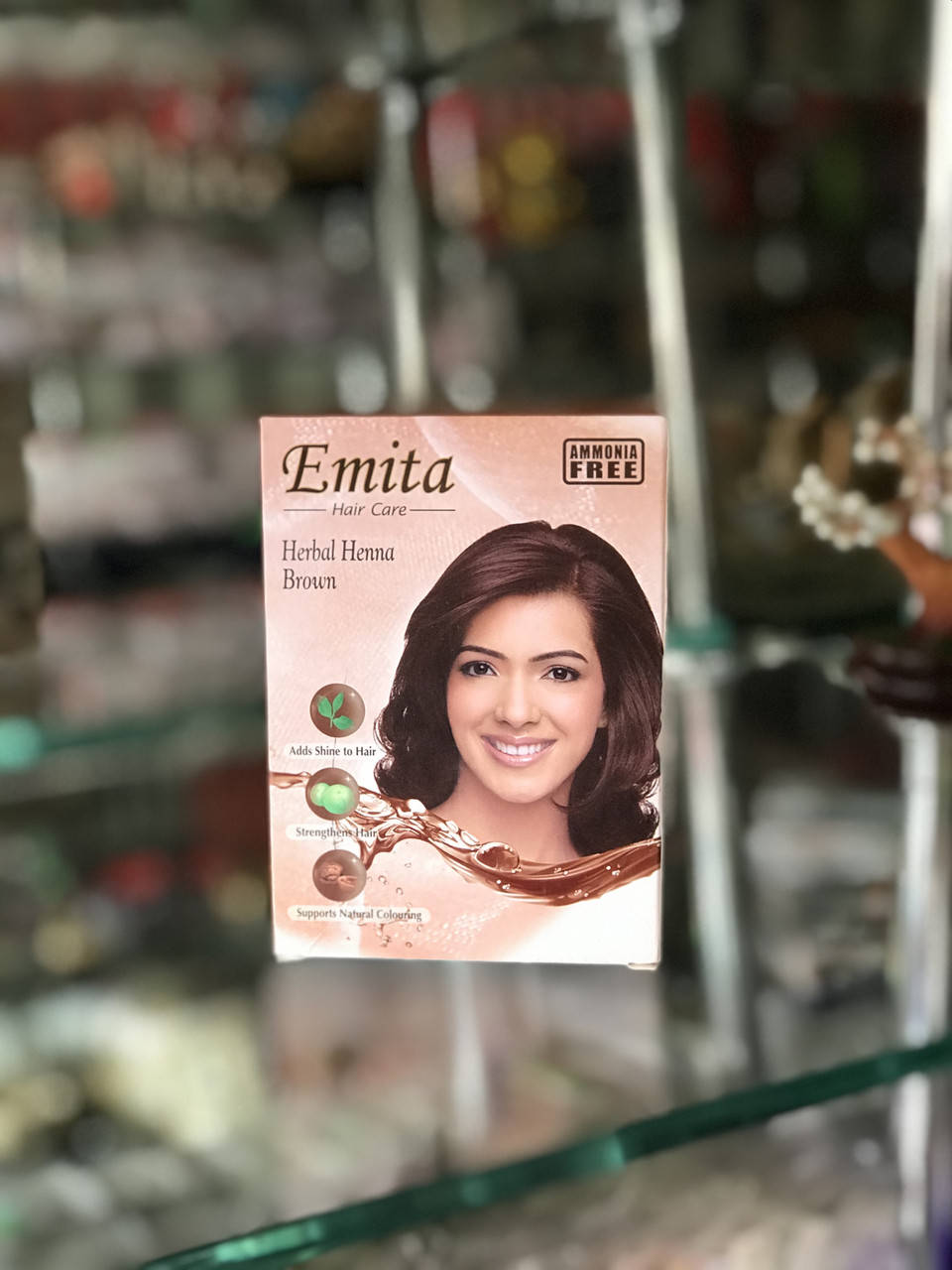 

Хна Emita brown. Эмита хна коричневая. Emita 6 пакетиков
