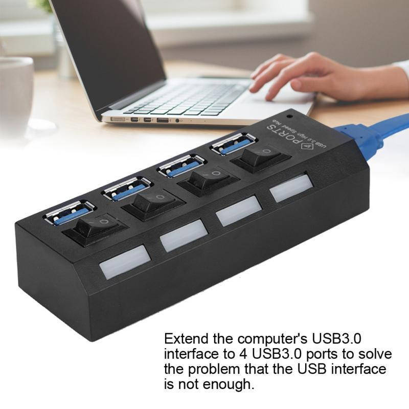 

USB хаб на 4 порта + swith