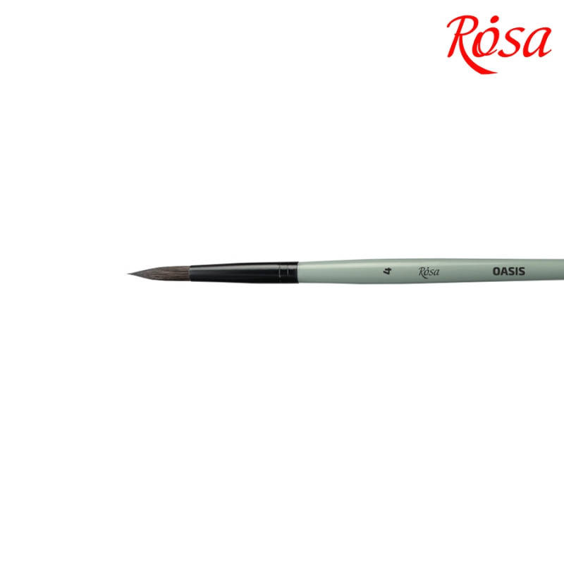 

Кисть енот Rosa OASIS 188 круглая № 4 (4823098516934)