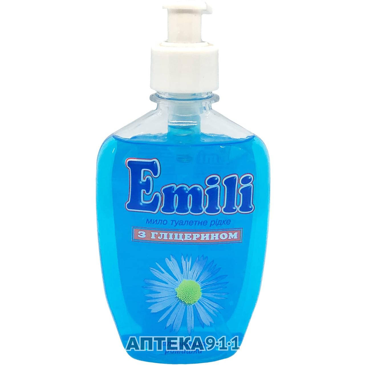 

Мило рідке з гліцерином Emili з дозатором 265 гр