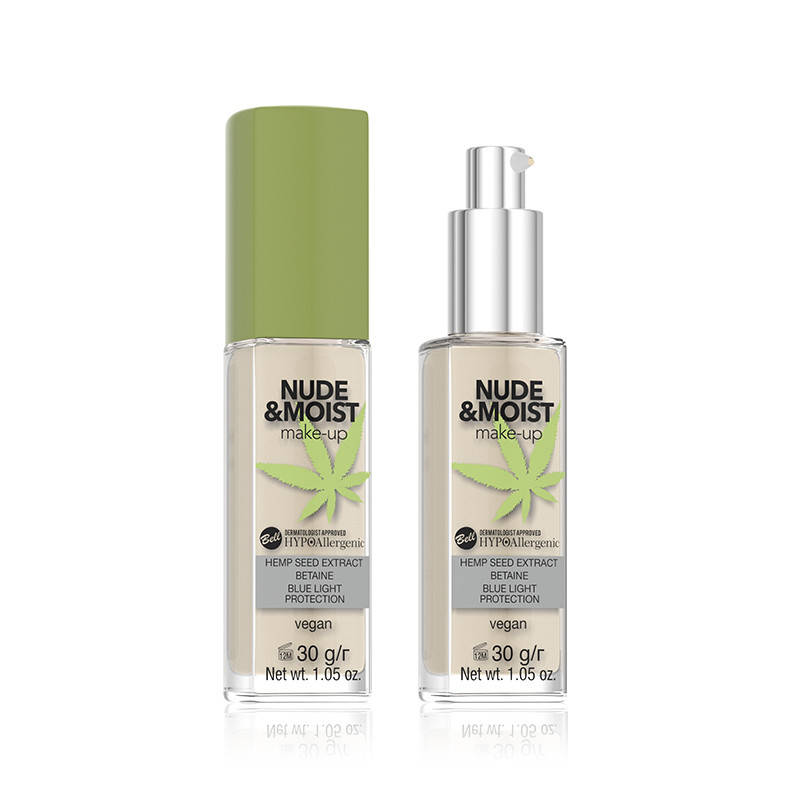 

Тональный крем Nude & Moist HypoAllergenic Bell №2 Beige