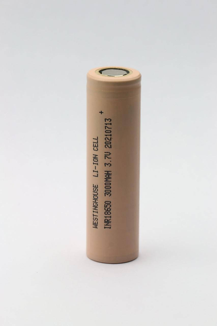 

Аккумулятор ICR18650 3.7V 3000mAh 15Ah Li-ion Westinghouse