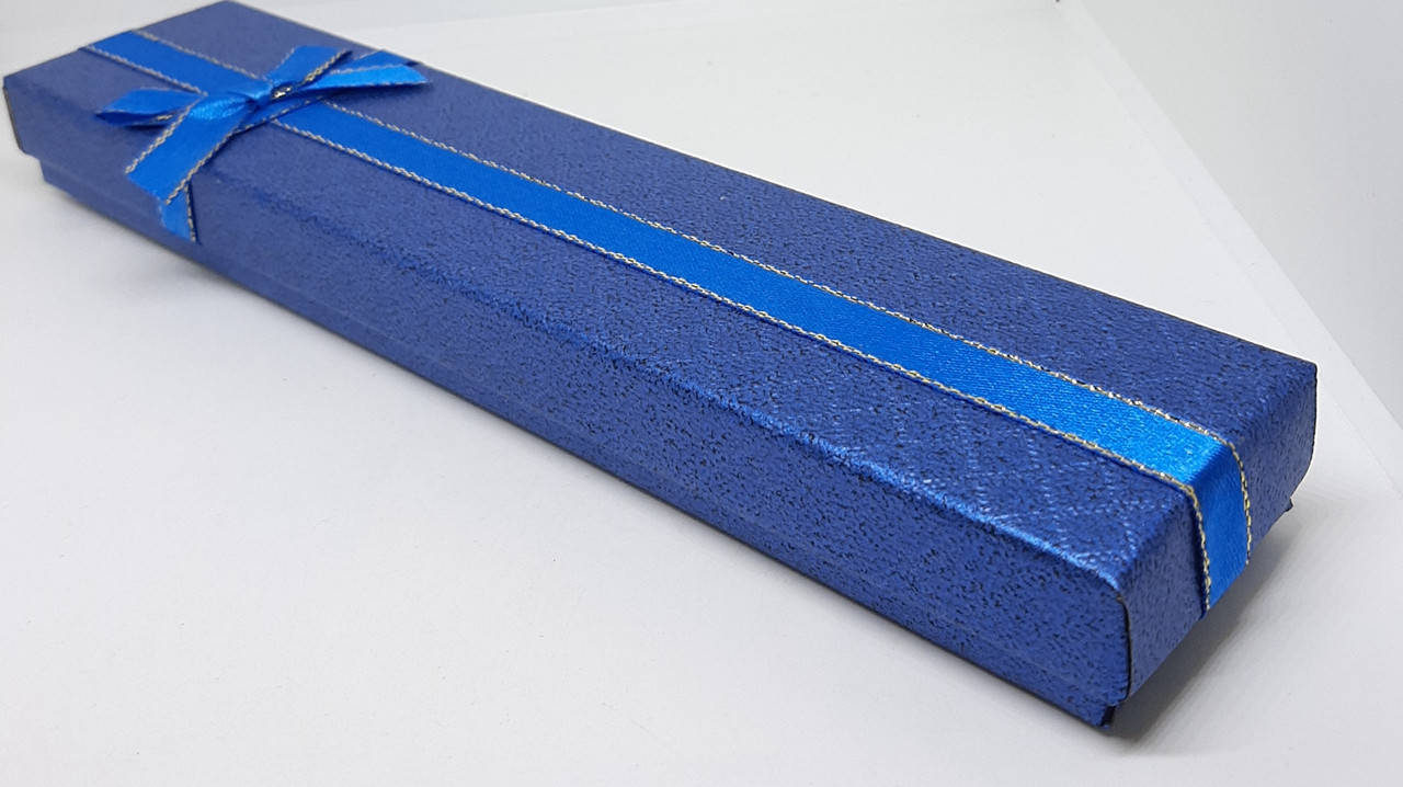 

Коробочка для украшений под браслет или цепочку синяя, Синий