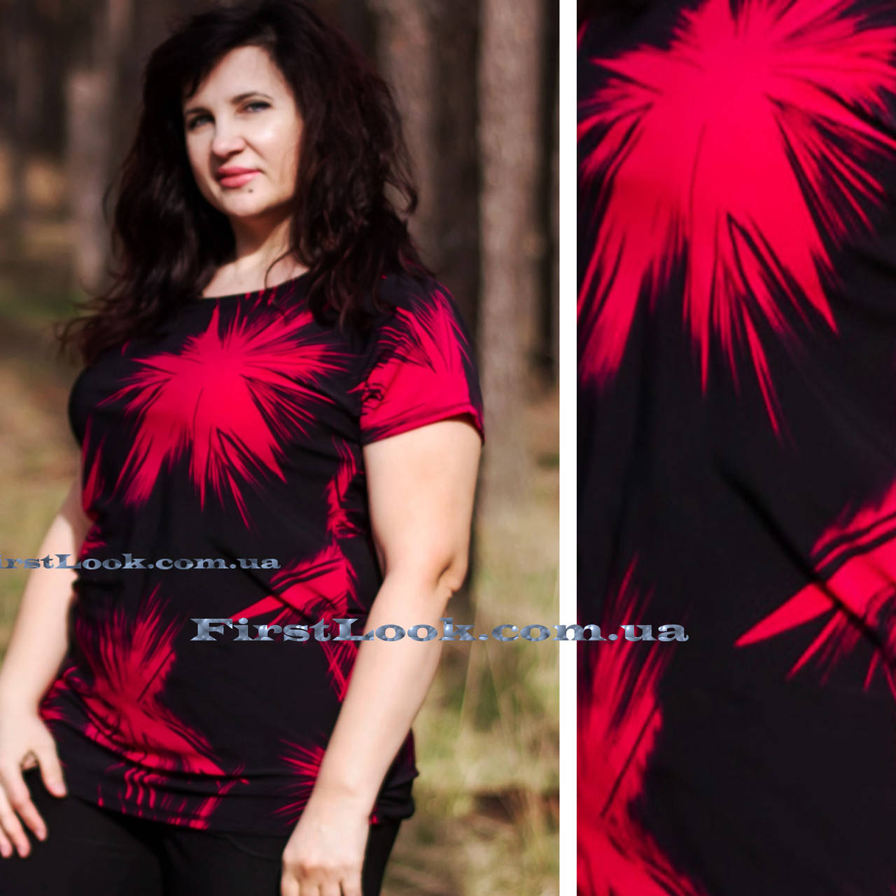 

Женская туника большие размеры с 50 по 64 размер