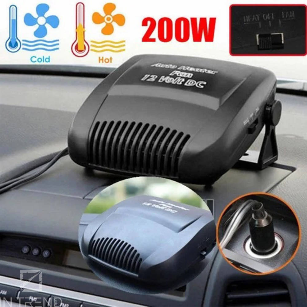 

Автомобильный обогреватель Auto Heater Fan H1 200 W Чёрный в машину