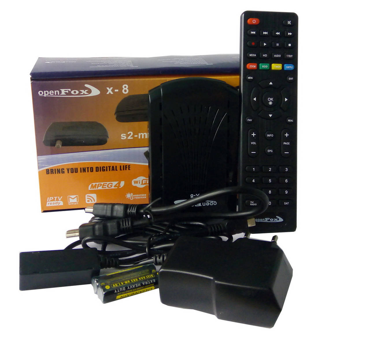 

Спутниковый ресивер тюнер OpenFox X8 S2 Mini + Прошивка