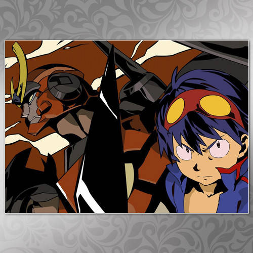 

Плакат Аниме Gurren Lagann 13