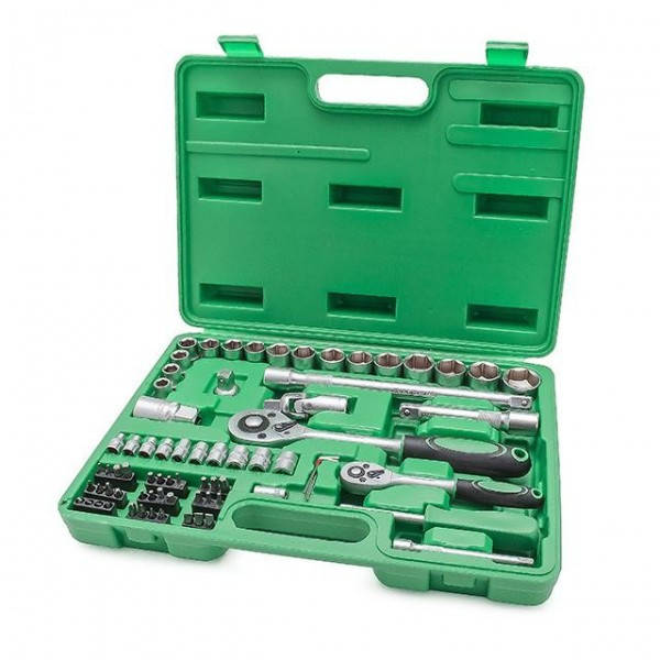 

Набор инструмента 72ед, 1/2' и 1/4', Cr-V INTERTOOL ET-6072SP