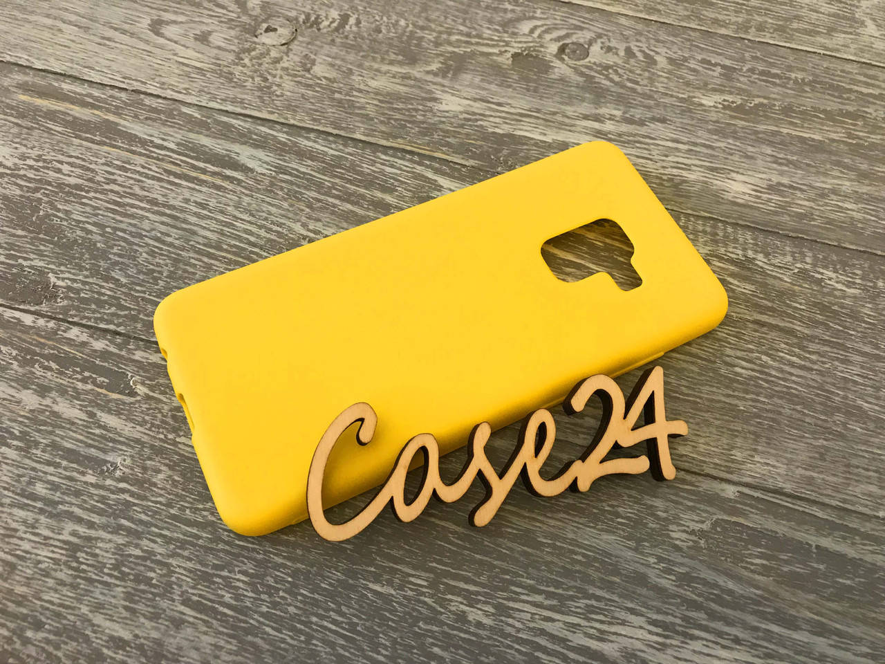 

TPU чехол накладка Candy для Samsung Galaxy A8 (2018) (6 цветов) желтый