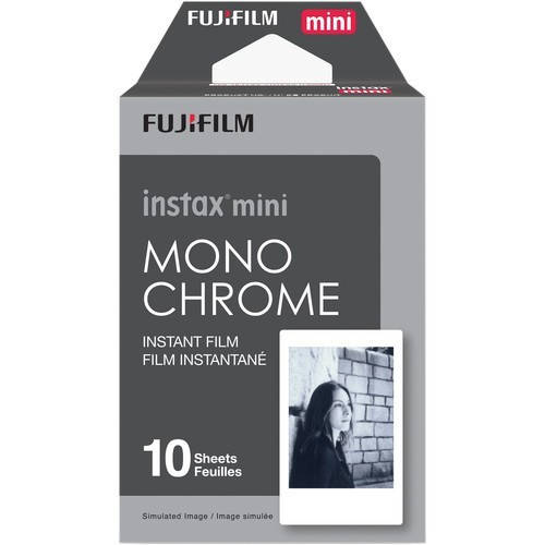 

Фотобумага для камер Fujifilm Instax Mini Monochrome instant 10 листов для 7S, 8,9, 11, 25, 40,50S Чёрно-белая