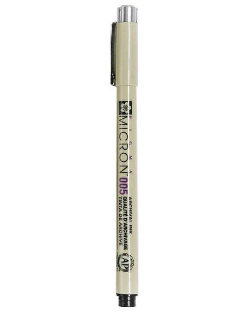 

Линер Sakura Pigma Micron (0.05), 0,2 мм, Черный