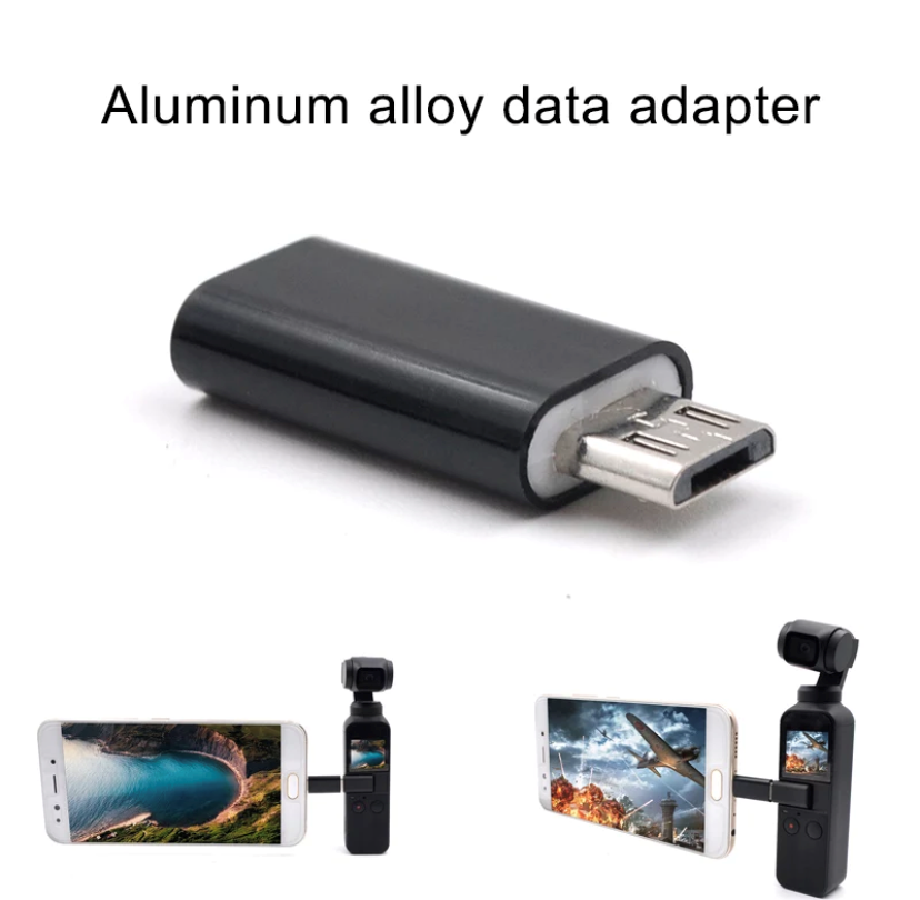 

Переходник Type C to Micro USB Black, Черный