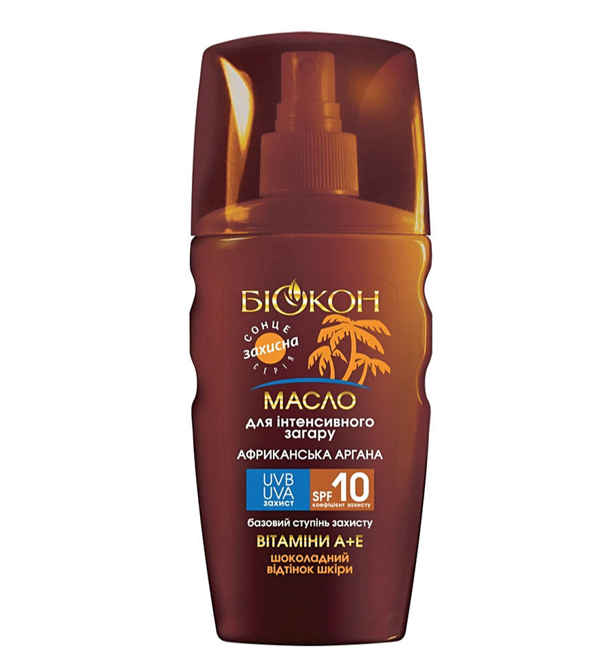 

Масло для интенсивного загара "Африканская Аргана" SPF 10