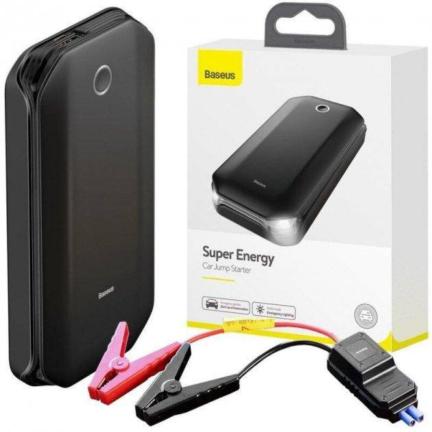 

Пусковое устройство Baseus Super Energy Car Jump Starter 800А 8000 mAh Черный