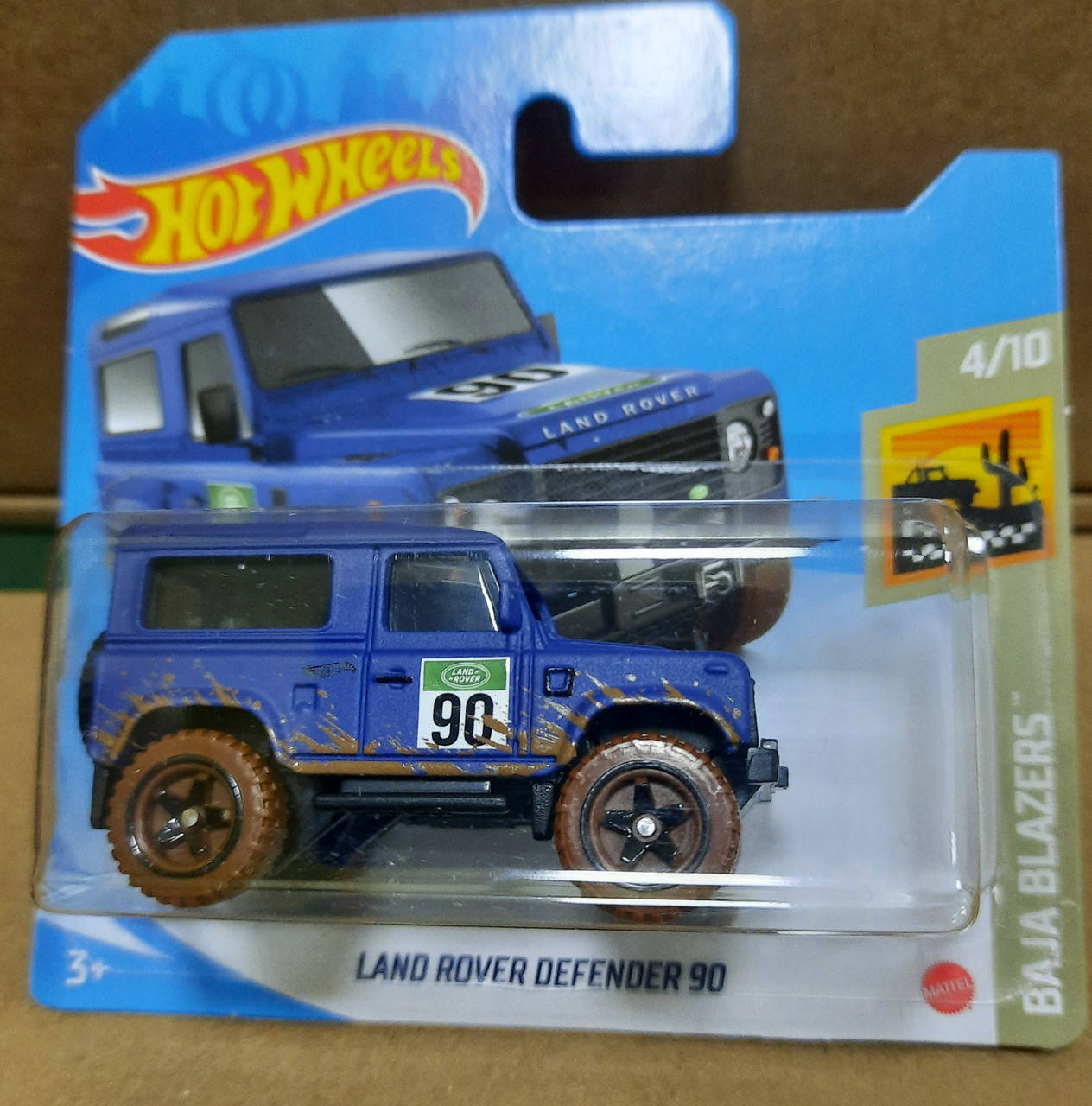 

Hot Wheels Baja Blazers 2021 Land Rover Defender 90 4/10 32/250 GTC26 Джип Машинки базові колекційні Хот Вілс, Разные цвета