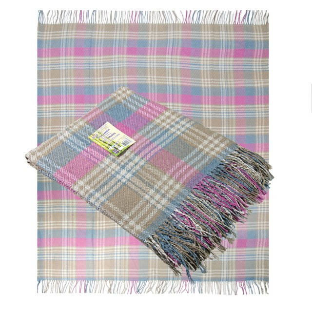 

Плед бамбуковый в клетку Ярослав, Разные цвета