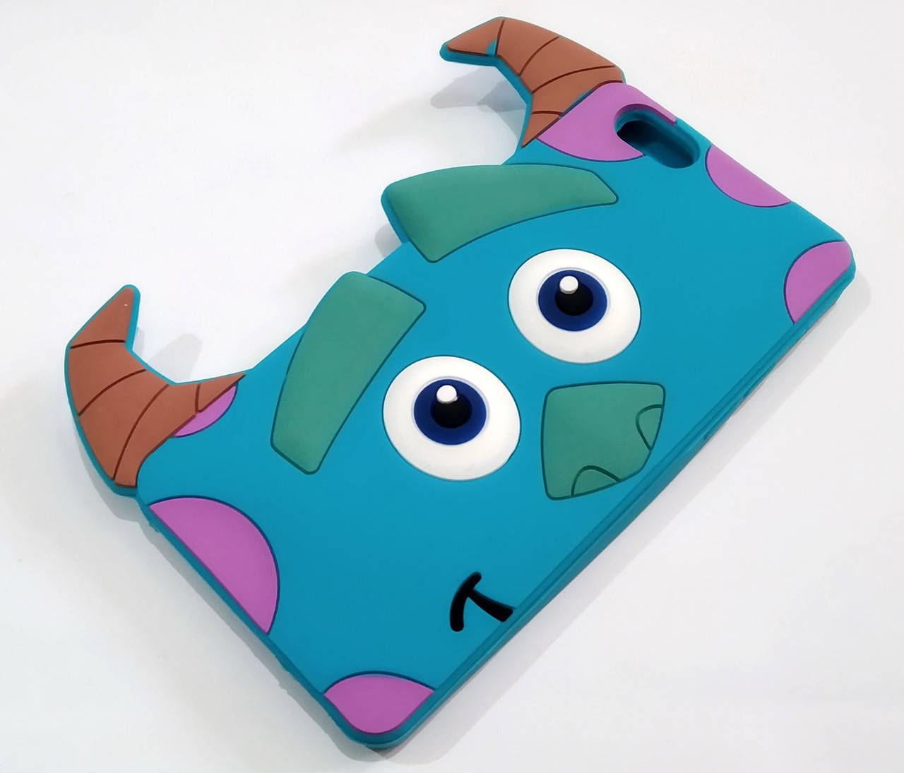 

Чехол детский для iPhone 6 / 6s силиконовый объемный игрушка Монстр синий