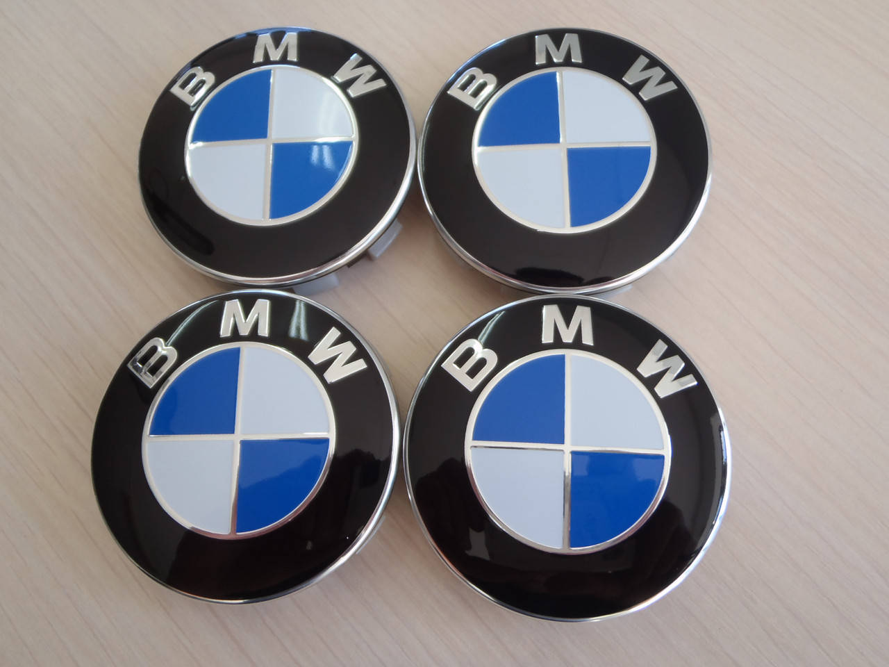 

Колпачки заглушки на диски BMW/бмв 68/65/11мм. Бело-синие 36136783536