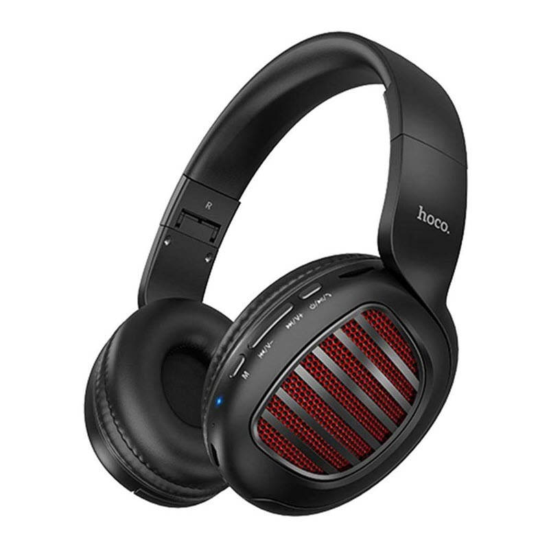 

Беспроводные накладные наушники Bluetooth с микрофоном + поддержка MicroSD/AUX HOCO Brilliant Sound W23 Черный
