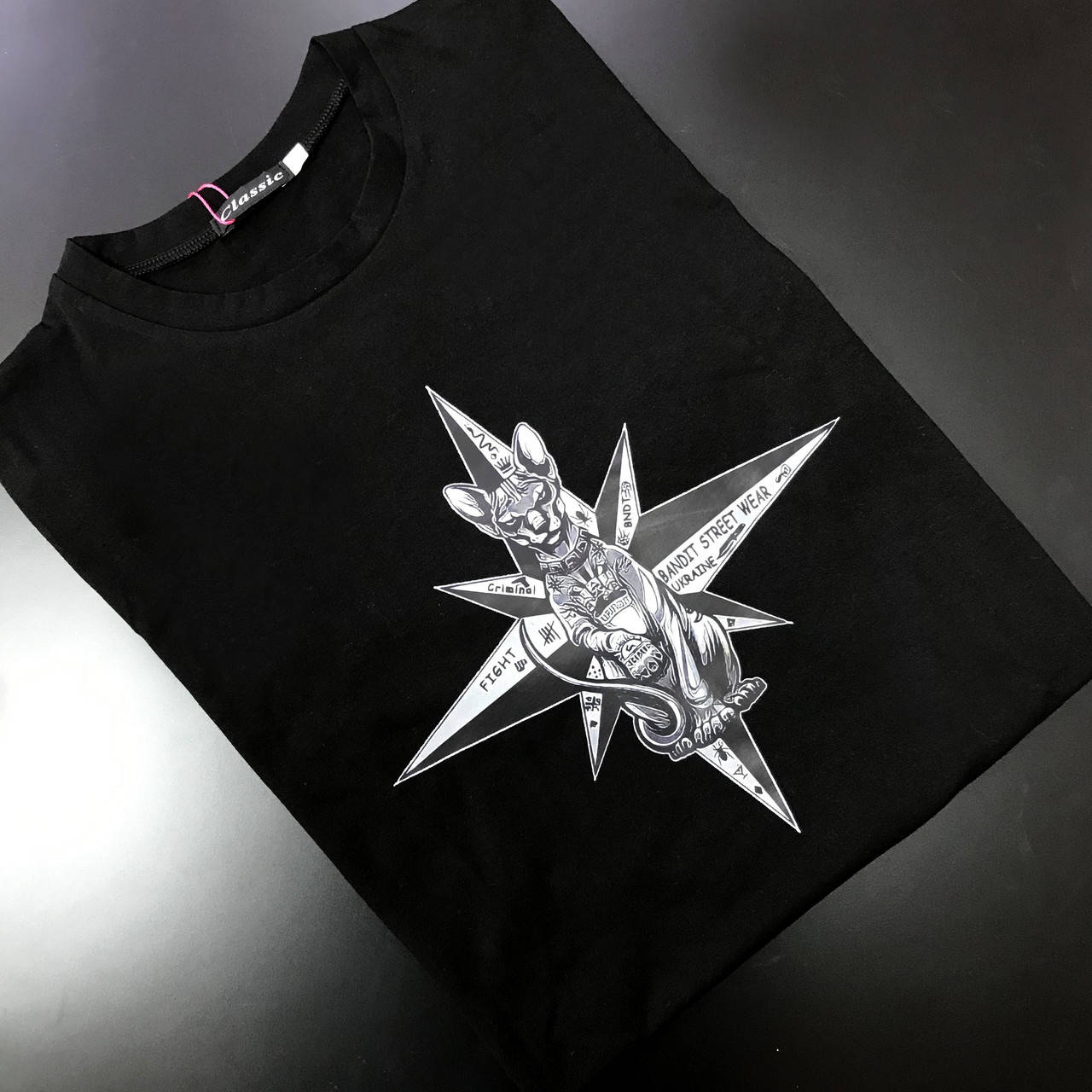 

Крутая мужская футболка с Розой ветров и Сфинксом