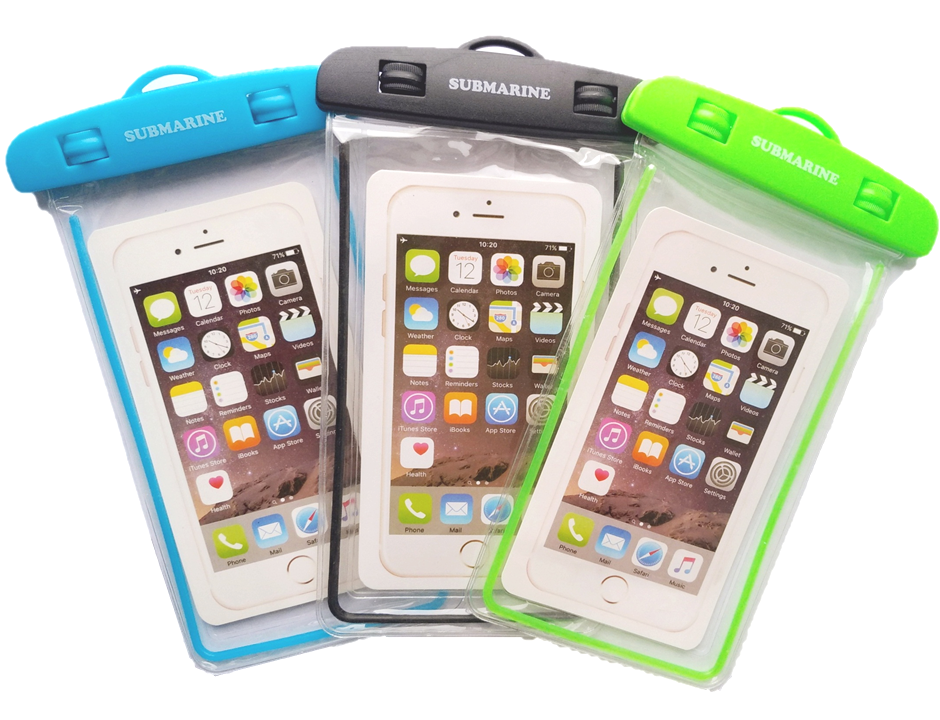 

Водонепроницаемый чехол для Смартфонов, документов. iPhone Айфон, Голубой