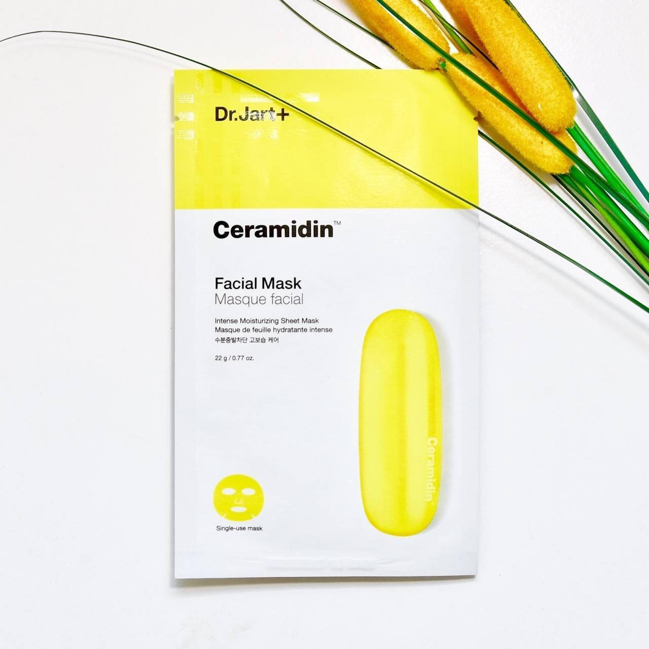 

Восстанавливающая тканевая маска с керамидами Dr. Jart+ Ceramidin Facial Mask, 22g