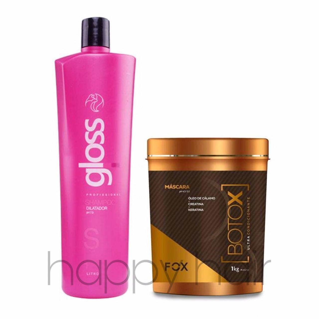 

FOX btox Ultra Condicionante Набор ботекс для волос 2x500 г