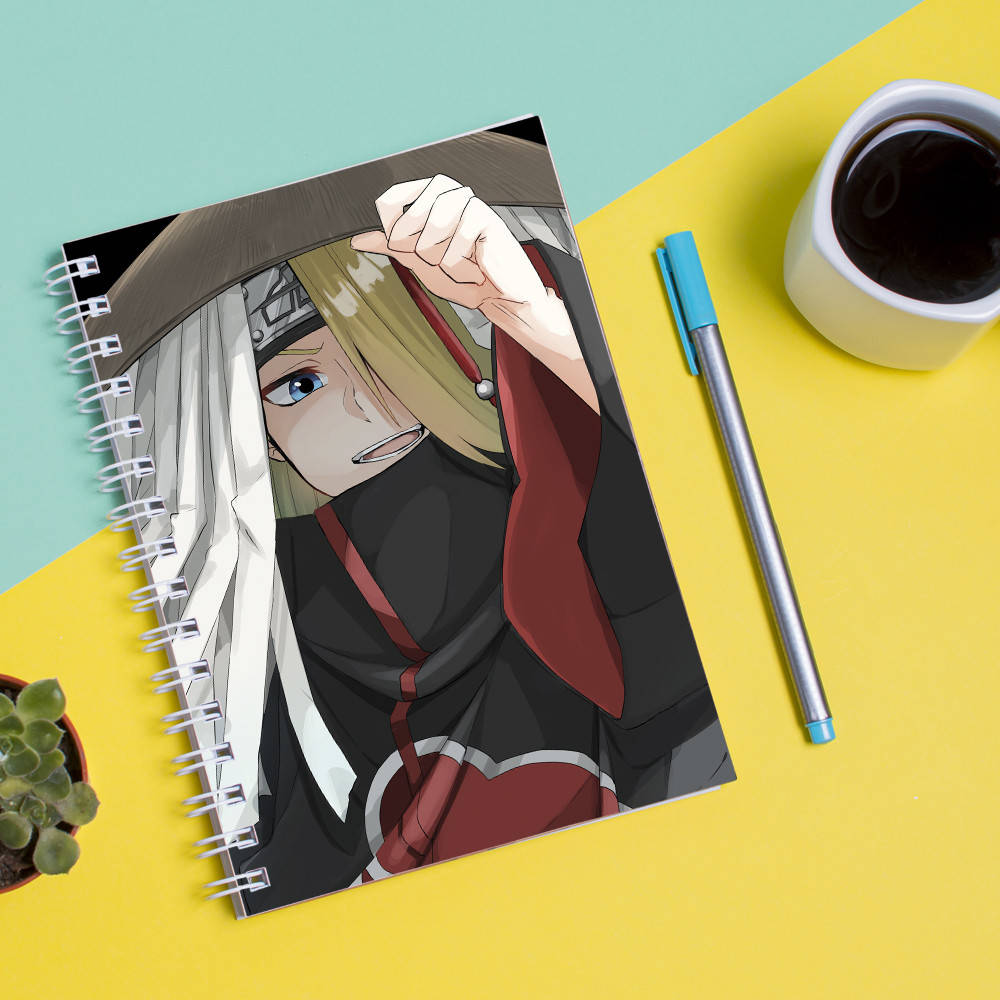 

Скетчбук Sketchbook (блокнот) для рисования с принтом Naruto Наруто Дейдара