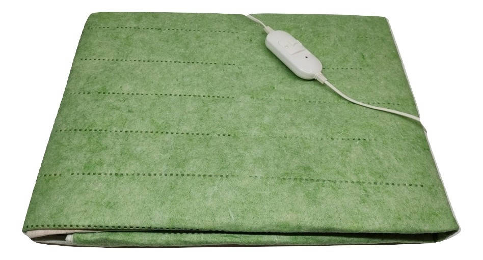 

Электропростынь Yasam 120 на 160 с терморегулятором , Тёмно Зелёная