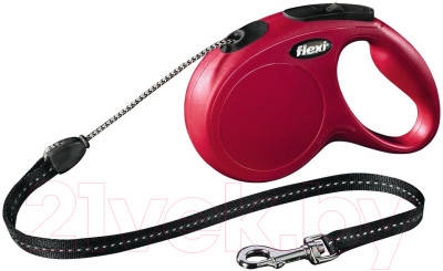 

Поводок- рулетка автоматический Flexi New Classic трос для собак 8м длина 20кг веса