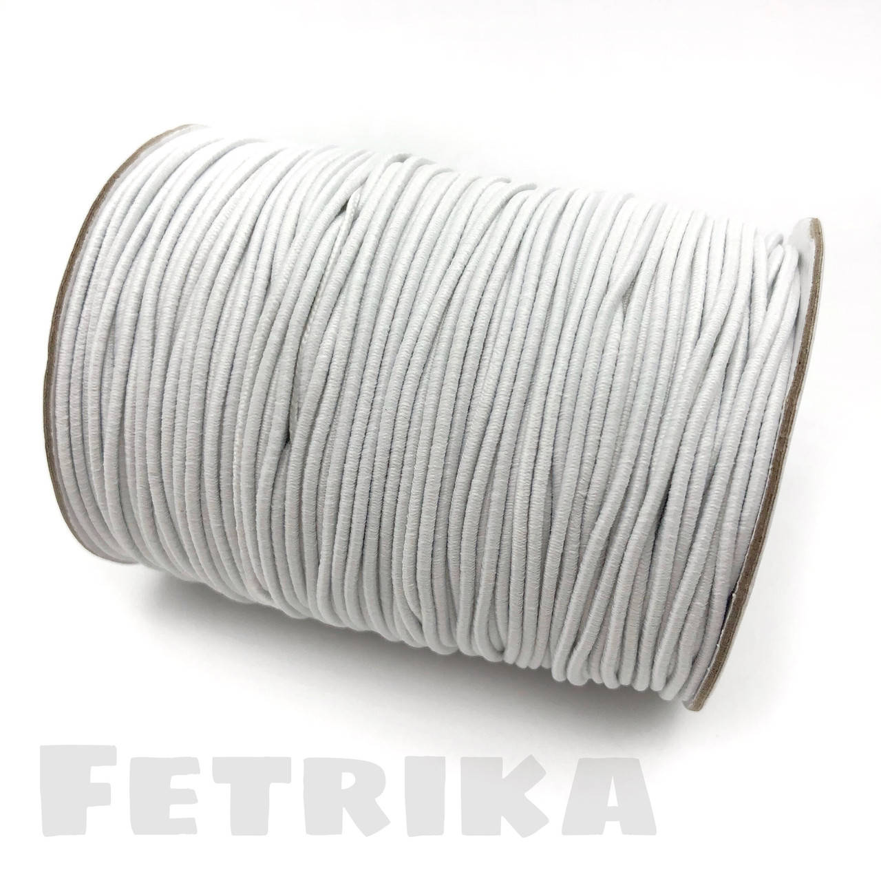 

Резинка шляпная круглая белая 1,5 мм, Белый