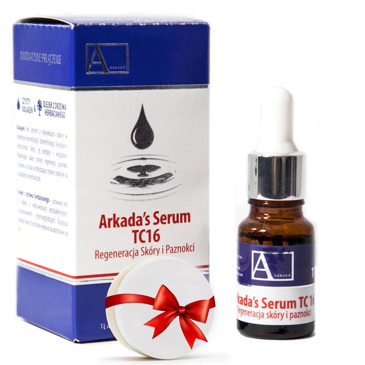

Arkada Serum TC16 +ПОДАРОК Коллагеновая сыворотка ДЛЯ КОЖИ НОГТЕЙ лечения онихолизиса 11мл ОПТ, Прозрачный