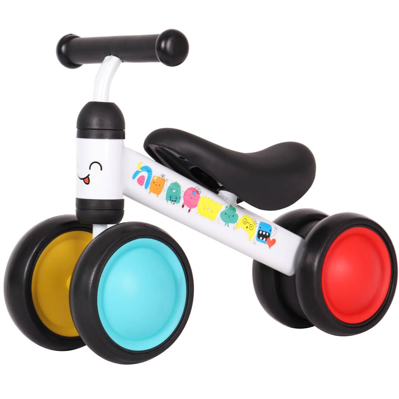 

Беговел для самых маленьких, велобег от года BALANCE TILLY 6 Goody T-212525 Doodle белый