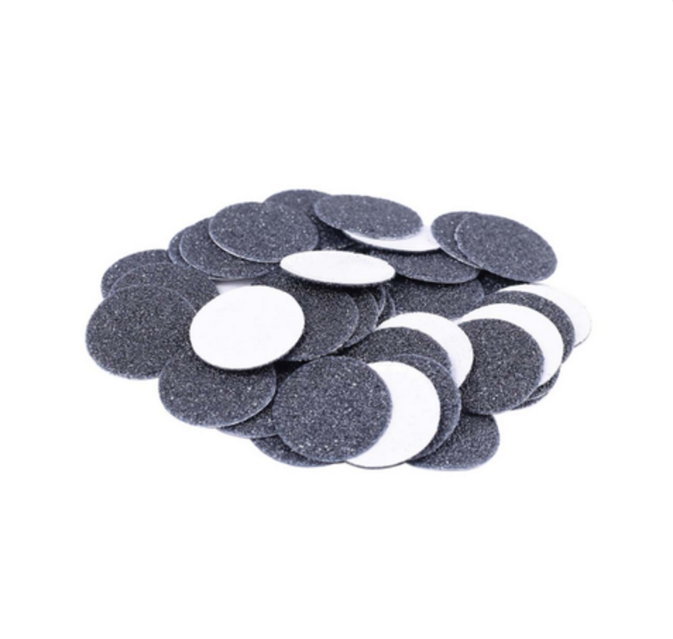 

PDF-15-100 Сменные файлы для педикюрного диска Refill Pads S 100 грит (50 шт), Черный