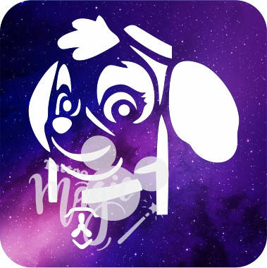 

Трафарет 7х7 для блеск тату, био тату хной