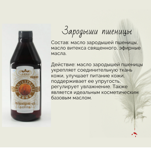 

Массажное масло зародышей пшеницы 0,75л